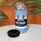 Afro Cricket Botswana Custom 4 in 1 Can Cooler Tumbler Go Baggy Blues Zebra Mascot - African Pride