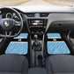 Afro Cricket Botswana Custom Car Mats Go Baggy Blues Zebra Mascot - African Pride
