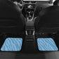 Afro Cricket Botswana Custom Car Mats Go Baggy Blues Zebra Mascot - African Pride