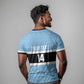 Afro Cricket Botswana Custom T shirt Go Baggy Blues Zebra Mascot - African Pride
