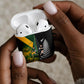 New Zealand and South Africa Rugby AirPods Case Ultimate Rivalry All Black Springboks