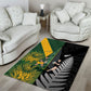 New Zealand and South Africa Rugby Area Rug Ultimate Rivalry All Black Springboks