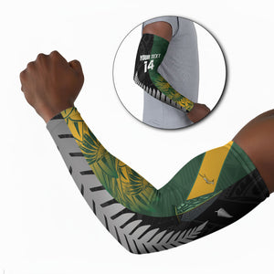 New Zealand and South Africa Rugby Custom Arm Sleeves Ultimate Rivalry All Black Springboks