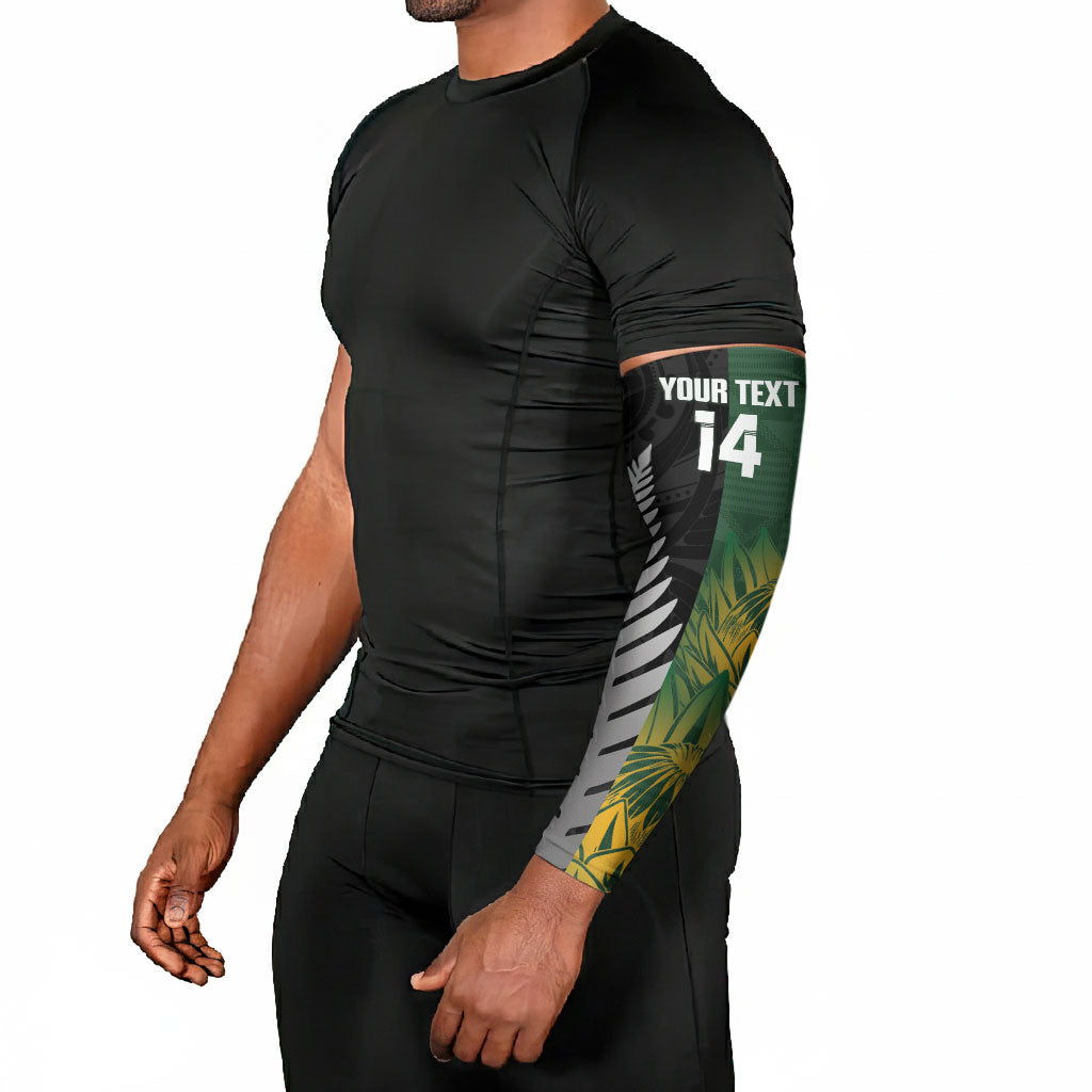 New Zealand and South Africa Rugby Custom Arm Sleeves Ultimate Rivalry All Black Springboks