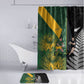 New Zealand and South Africa Rugby Bathroom Set Ultimate Rivalry All Black Springboks