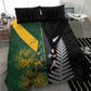 New Zealand and South Africa Rugby Bedding Set Ultimate Rivalry All Black Springboks