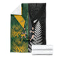 New Zealand and South Africa Rugby Blanket Ultimate Rivalry All Black Springboks