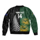 New Zealand and South Africa Rugby Custom Bomber Jacket Ultimate Rivalry All Black Springboks