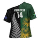 New Zealand and South Africa Rugby Custom Cross Shoulder Shirt Ultimate Rivalry All Black Springboks