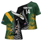 New Zealand and South Africa Rugby Custom Cross Shoulder Shirt Ultimate Rivalry All Black Springboks