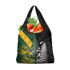 New Zealand and South Africa Rugby Grocery Bag Ultimate Rivalry All Black Springboks