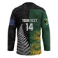 New Zealand and South Africa Rugby Custom Hockey Jersey Ultimate Rivalry All Black Springboks
