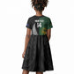 New Zealand and South Africa Rugby Custom Kid Short Sleeve Dress Ultimate Rivalry All Black Springboks