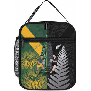 New Zealand and South Africa Rugby Lunch Bag Ultimate Rivalry All Black Springboks