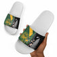 New Zealand and South Africa Rugby Slide Sandals Ultimate Rivalry All Black Springboks
