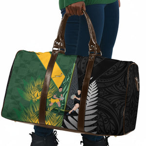 New Zealand and South Africa Rugby Travel Bag Ultimate Rivalry All Black Springboks