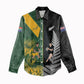 New Zealand and South Africa Rugby Custom Women Casual Shirt Ultimate Rivalry All Black Springboks