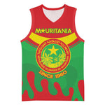 Personalized Mauritania Basketball Jersey Map Flag - Independence Day 1960 LT14