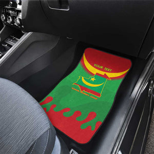 Personalized Mauritania Car Mats Map Flag - Independence Day 1960