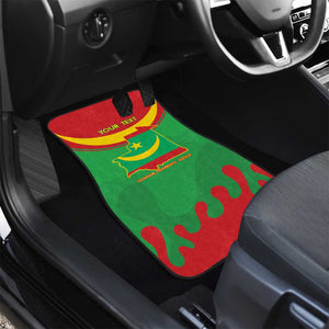 Personalized Mauritania Car Mats Map Flag - Independence Day 1960