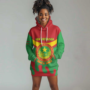 Personalized Mauritania Hoodie Dress Map Flag - Independence Day 1960