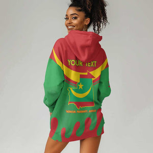 Personalized Mauritania Hoodie Dress Map Flag - Independence Day 1960