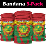 Personalized Mauritania Neck Gaiter Map Flag - Independence Day 1960 LT14