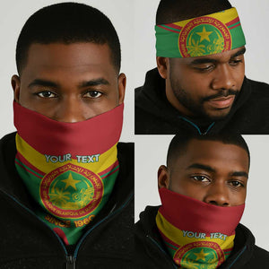 Personalized Mauritania Neck Gaiter Map Flag - Independence Day 1960 LT14