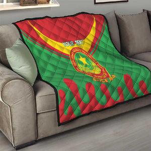 Personalized Mauritania Quilt Map Flag - Independence Day 1960