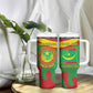 Personalized Mauritania Tumbler With Handle Map Flag - Independence Day 1960