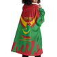 Personalized Mauritania Wearable Blanket Hoodie Map Flag - Independence Day 1960