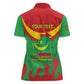 Personalized Mauritania Women Polo Shirt Map Flag - Independence Day 1960