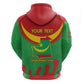 Personalized Mauritania Zip Hoodie Map Flag - Independence Day 1960
