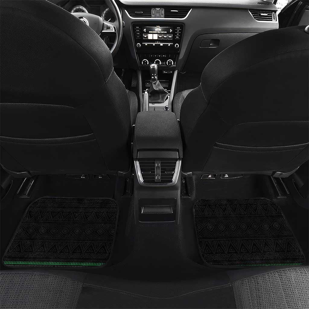 Personalized Afro-American Kwanzaa Car Mats Kinara Candles African Pattern