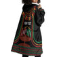 Personalized Afro-American Kwanzaa Wearable Blanket Hoodie Kinara Candles African Pattern