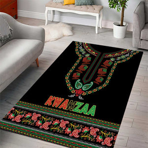 Afro-American Kwanzaa Area Rug Dashiki Mix Paisley Pattern