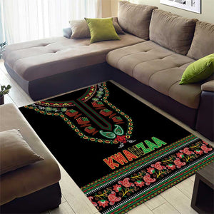 Afro-American Kwanzaa Area Rug Dashiki Mix Paisley Pattern