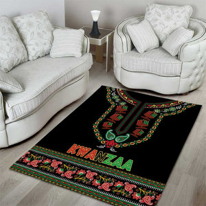 Afro-American Kwanzaa Area Rug Dashiki Mix Paisley Pattern