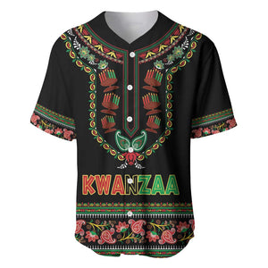 Personalized Afro-American Kwanzaa Baseball Jersey Dashiki Mix Paisley Pattern