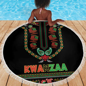 Afro-American Kwanzaa Beach Blanket Dashiki Mix Paisley Pattern