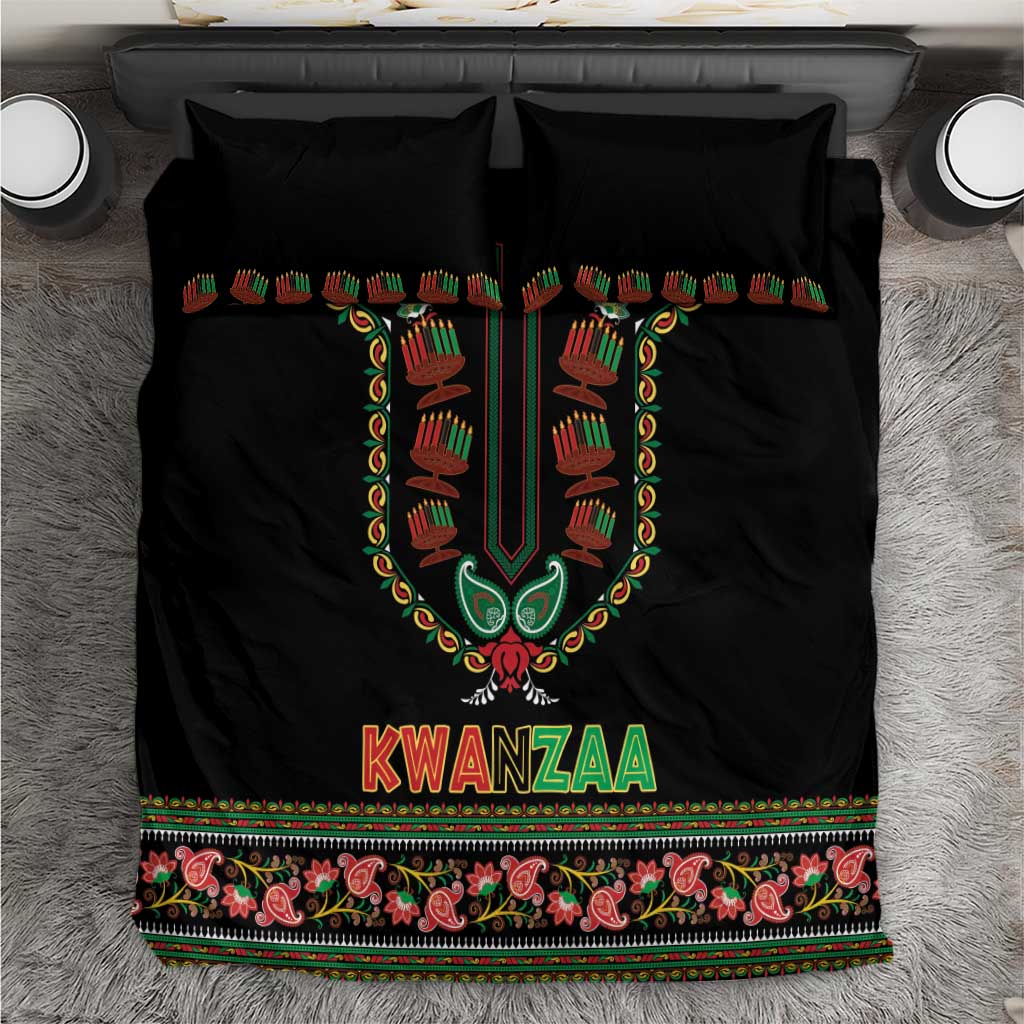 Afro-American Kwanzaa Bedding Set Dashiki Mix Paisley Pattern