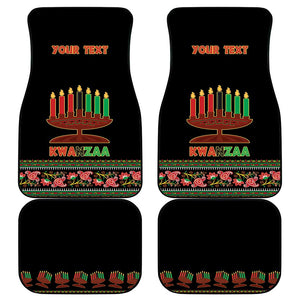 Afro-American Kwanzaa Car Mats Dashiki Mix Paisley Pattern