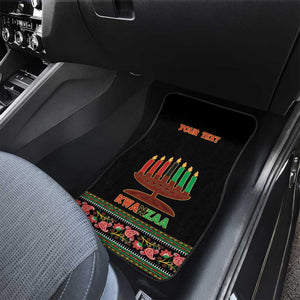 Afro-American Kwanzaa Car Mats Dashiki Mix Paisley Pattern