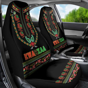 Afro-American Kwanzaa Car Seat Cover Dashiki Mix Paisley Pattern