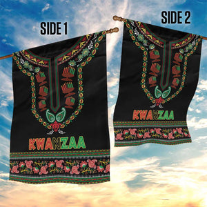 Afro-American Kwanzaa Garden Flag Dashiki Mix Paisley Pattern