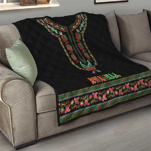 Afro-American Kwanzaa Quilt Dashiki Mix Paisley Pattern