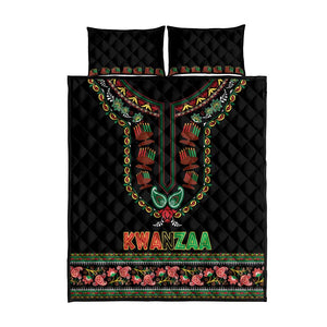 Afro-American Kwanzaa Quilt Bed Set Dashiki Mix Paisley Pattern