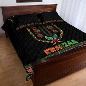 Afro-American Kwanzaa Quilt Bed Set Dashiki Mix Paisley Pattern