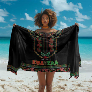 Afro-American Kwanzaa Sarong Dashiki Mix Paisley Pattern