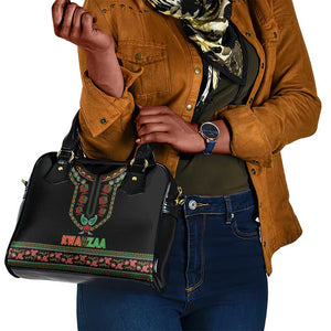 Afro-American Kwanzaa Shoulder Handbag Dashiki Mix Paisley Pattern